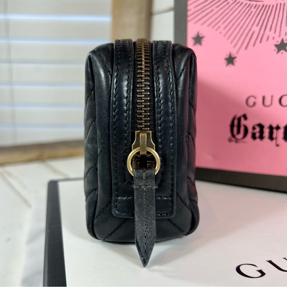 Gucci Calfskin Matelasse GG Marmont Cosmetic Case - Picture 3 of 9